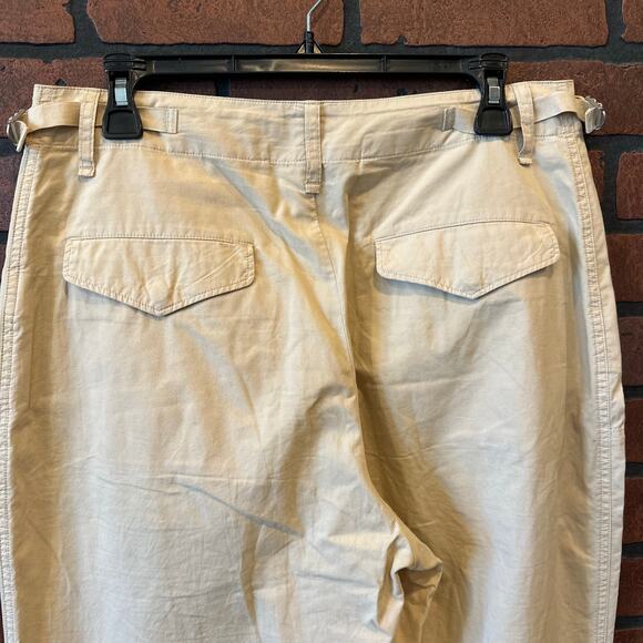 Rag & Bone Beige Kai Flight Trousers Size 6 - Cotton Utilitarian/Military Cargo - Picture 15 of 16